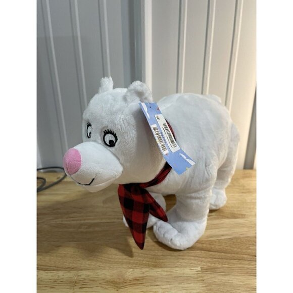 COPY - 2022 Polar Bear Macy’sThanksgiving Day Parade Plush Reindeer Tiptoe Pal - Picture 1 of 5